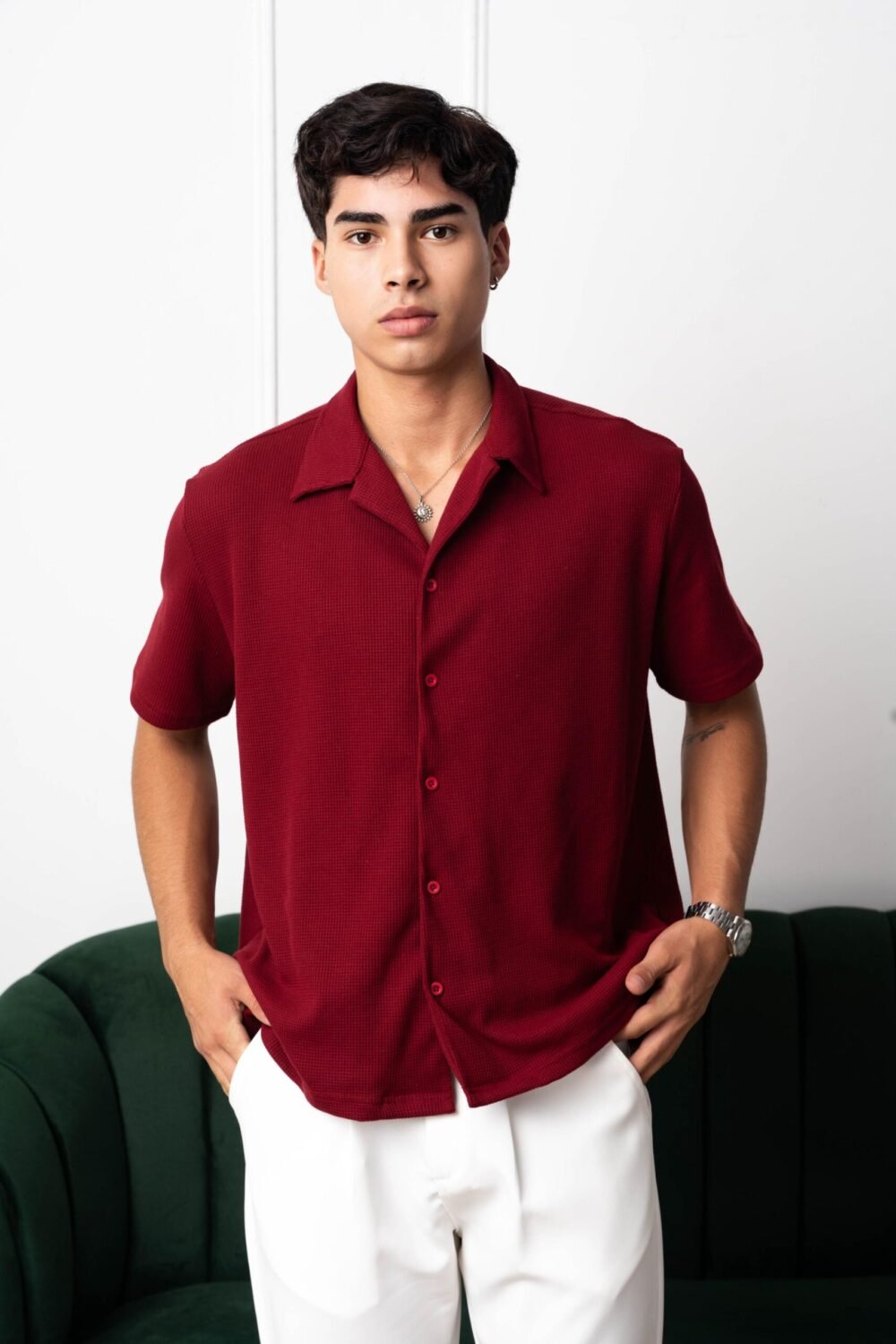 CAMISA WAFFLE