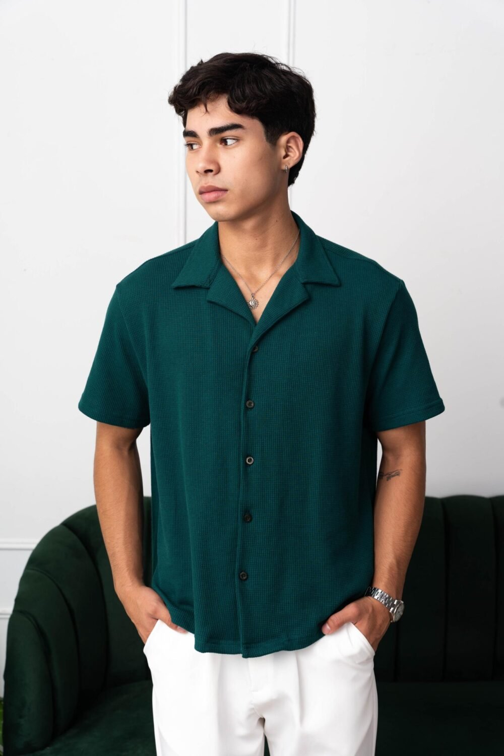 CAMISA WAFFLE