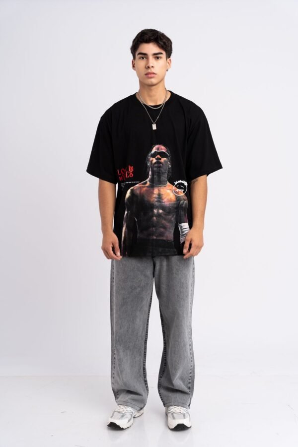 PACK 2 | BAGGY JEAN PLOMO + POLO OVERSIZE CON DISEÑO - Imagen 6