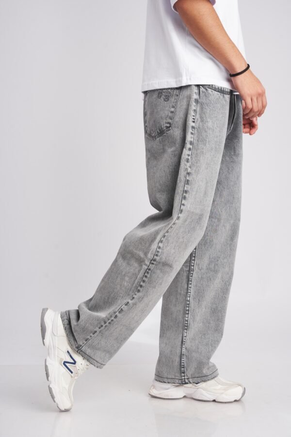 PACK 1 | BAGGY JEAN PLOMO + POLO BÁSICO - Imagen 2