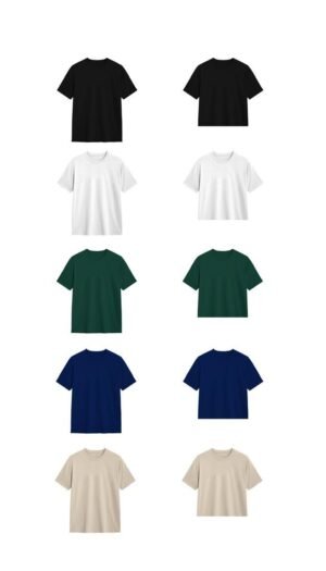 PACK 4 | POLOS BÁSICOS OVERSIZE O BOXY FIT