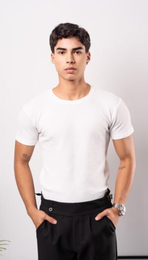 POLO SLIM FIT WAFFLE