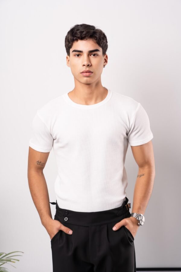 POLO SLIM FIT WAFFLE