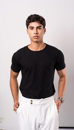 POLO SLIM FIT WAFFLE