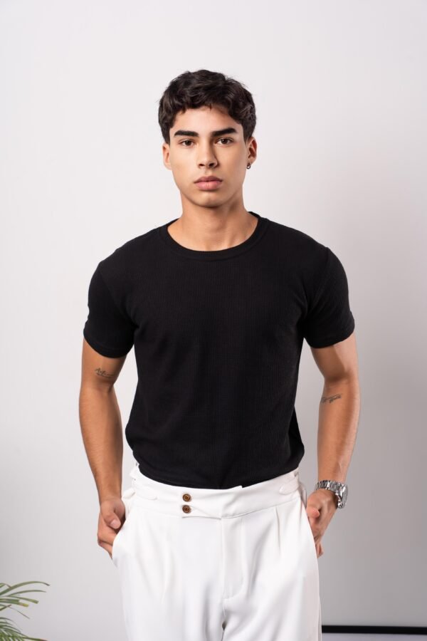 POLO SLIM FIT WAFFLE