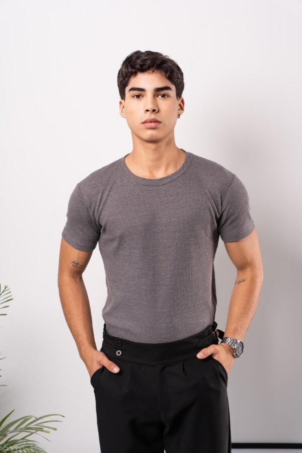 POLO SLIM FIT WAFFLE