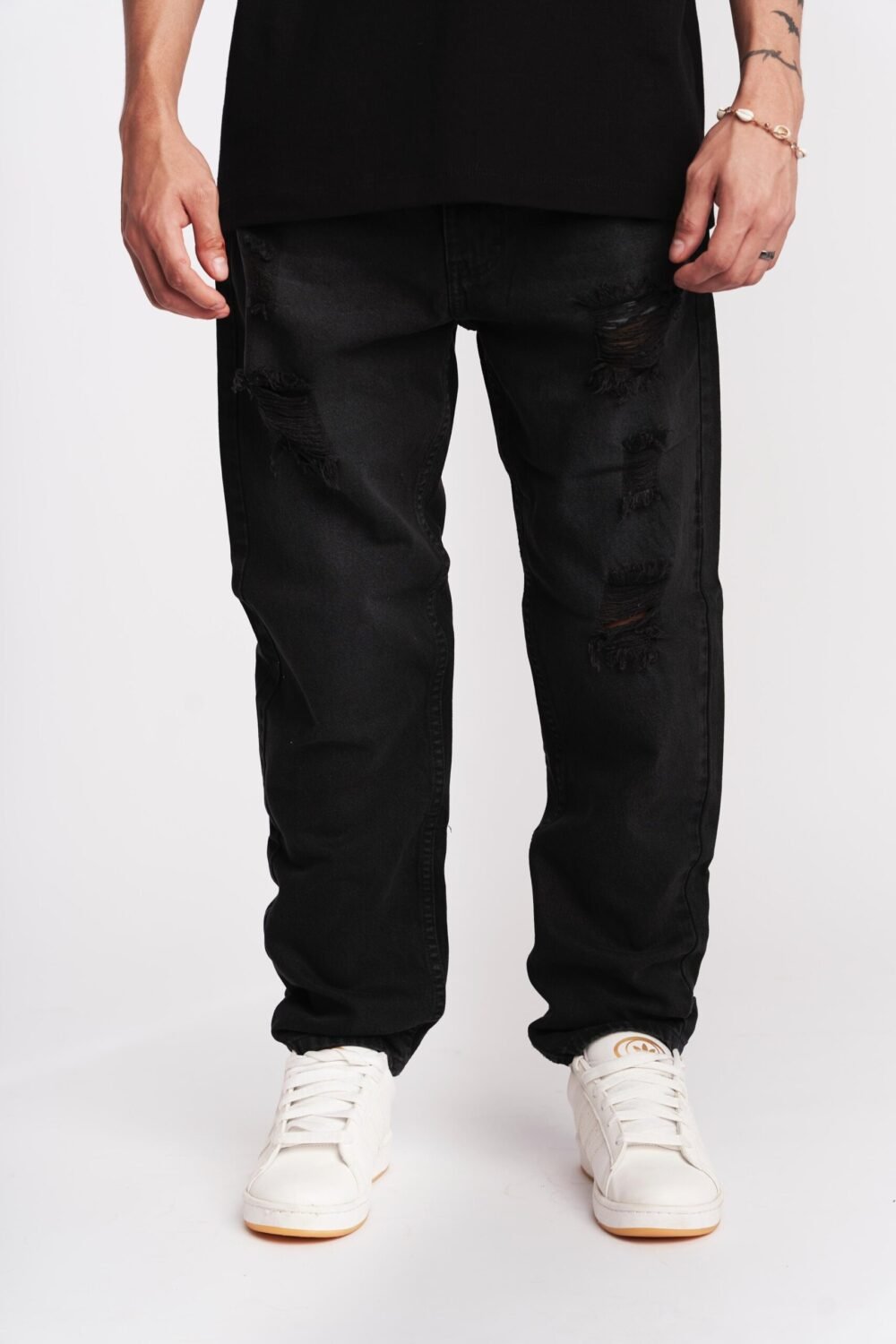 PANTALÓN CARROT FIT RASGADO - Imagen 3