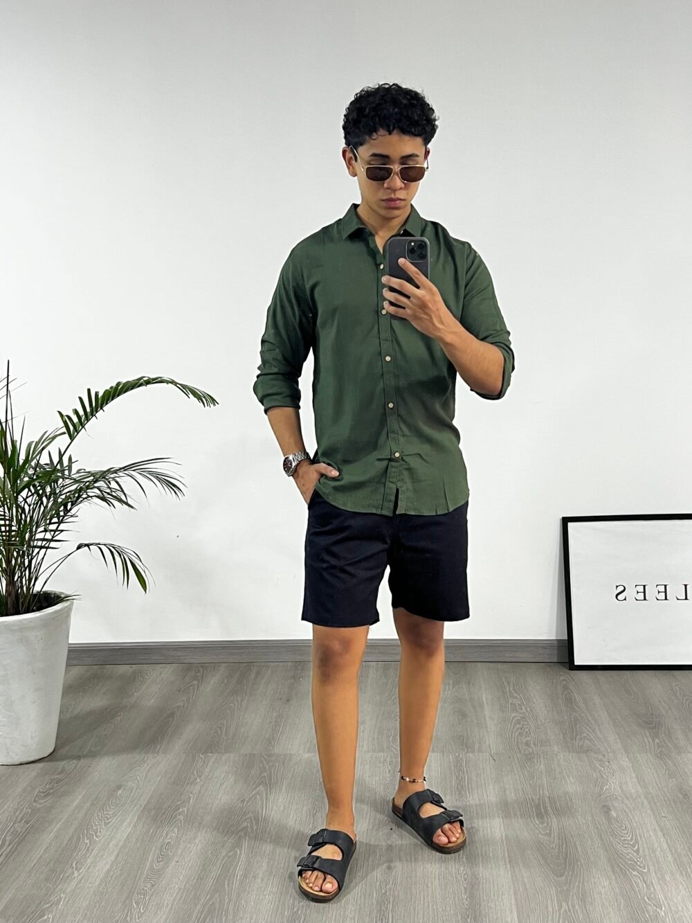CAMISA LINO + SHORT DRILL - Imagen 2