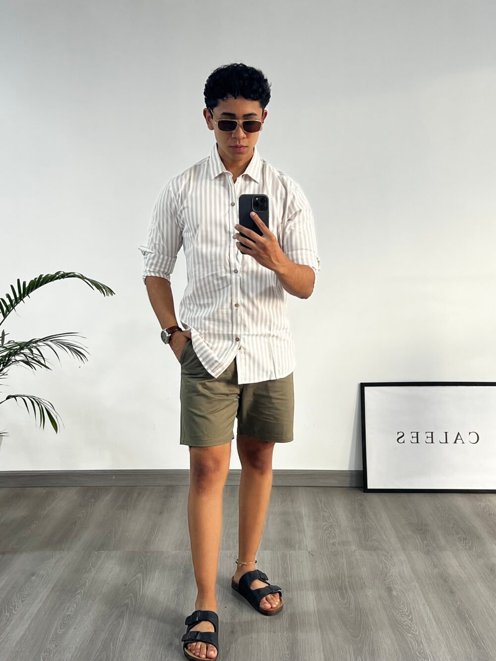 CAMISA A RAYAS  + SHORT DRILL - Imagen 2